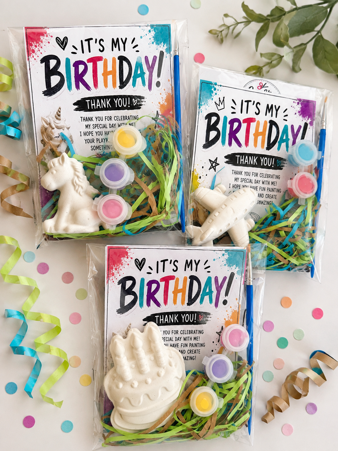 Paint Your Own Plaster Party Favours! 🎨🎉
