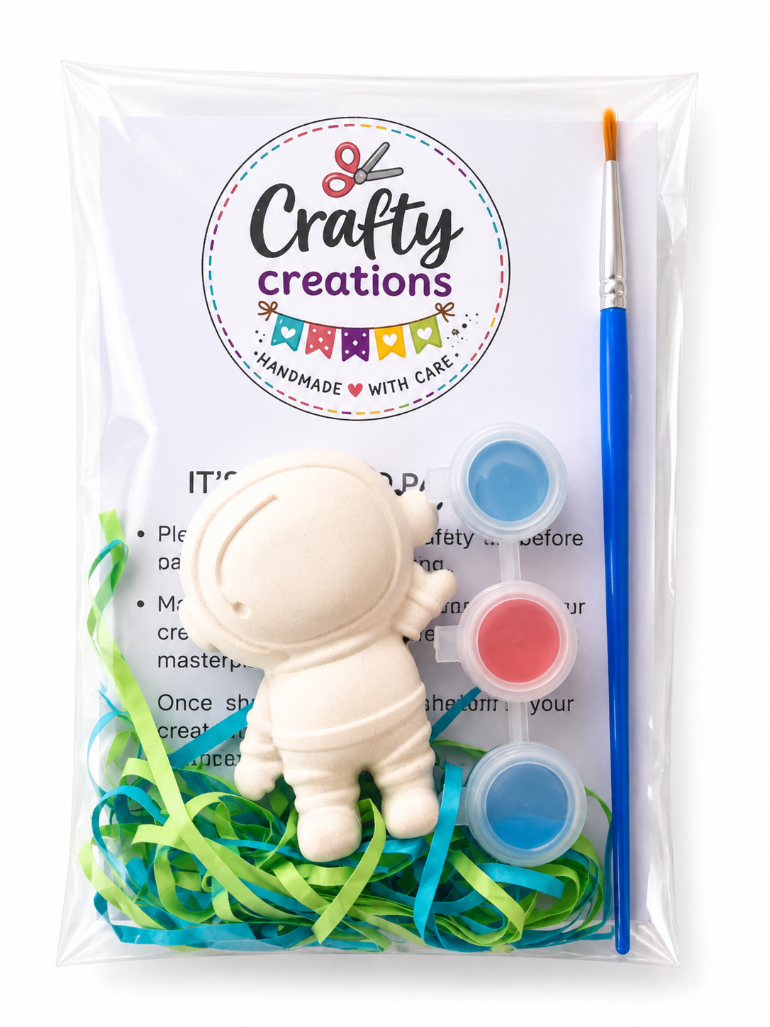 Paint your own spaceman mini set $5