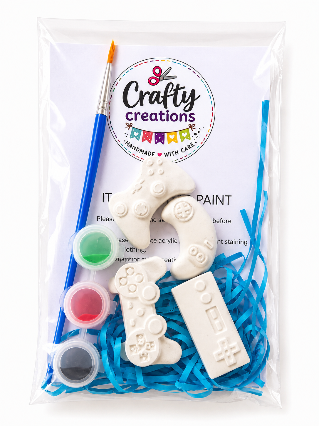 Paint your own gaming console mini set $5